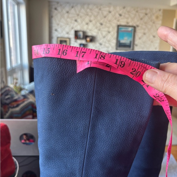 Cole Haan Nike Air royal blue leather boots W8 - Picture 5 of 6